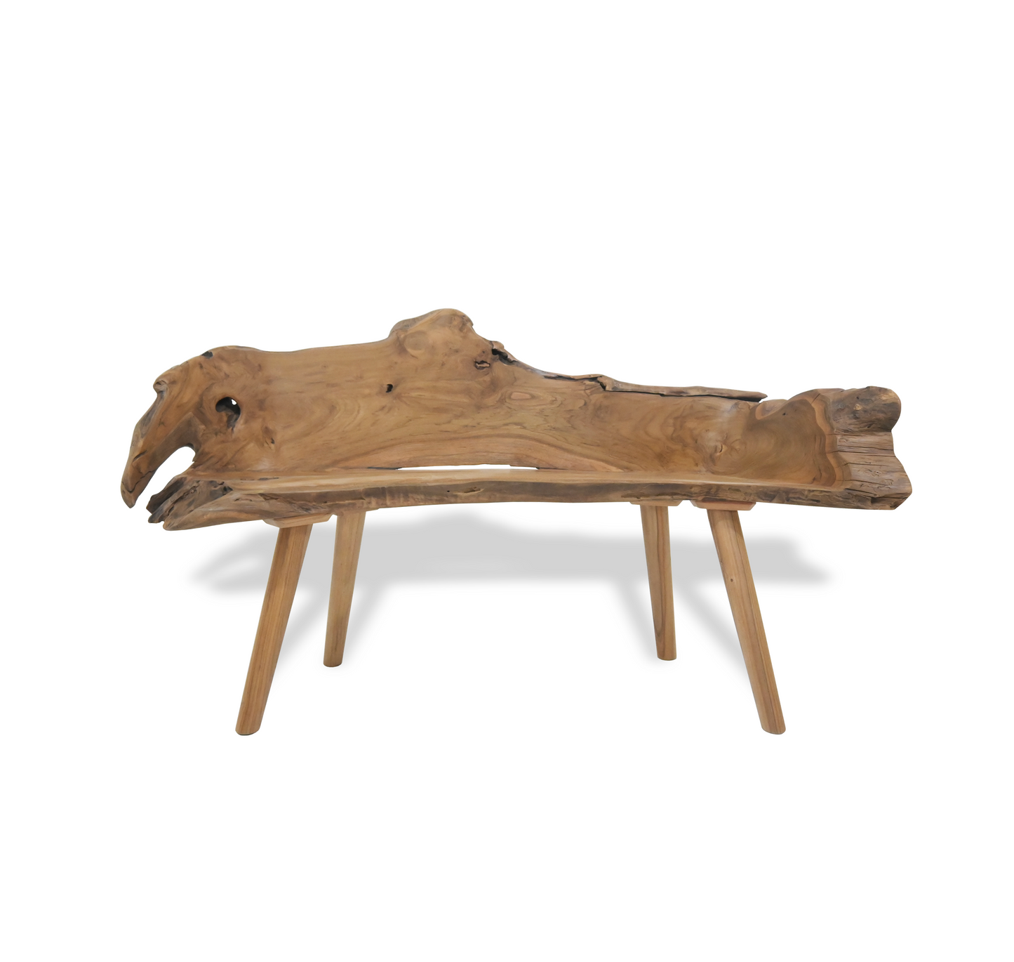 Teak Root Bench Outdoor