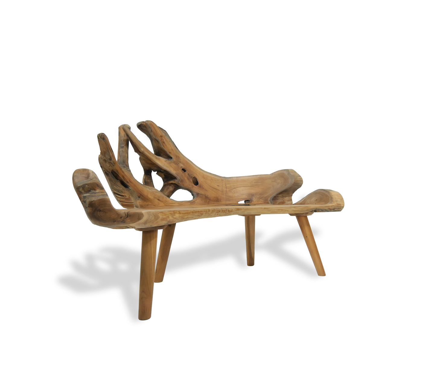 Teak Root Bench Outdoor