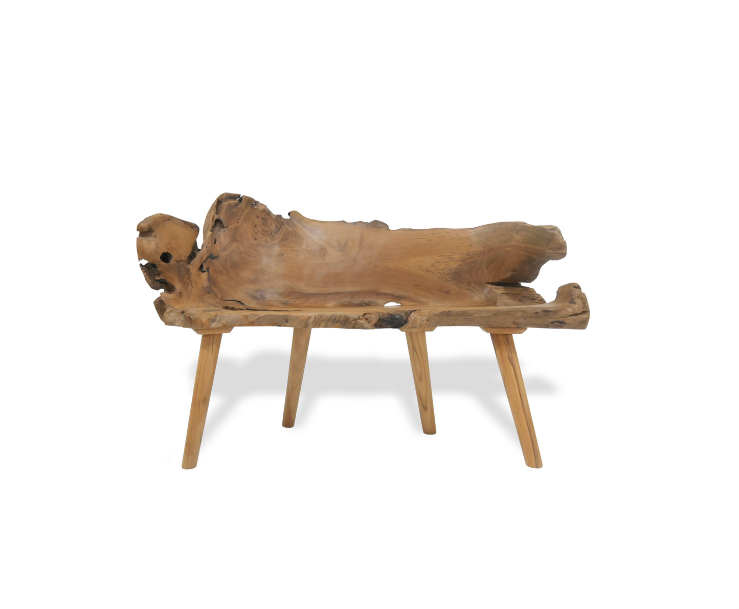 Teak Root Bench Outdoor