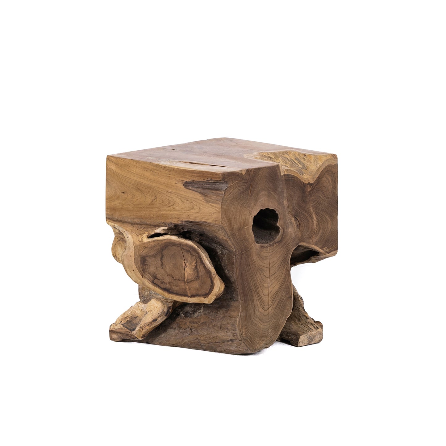 Teak Root Stump Square