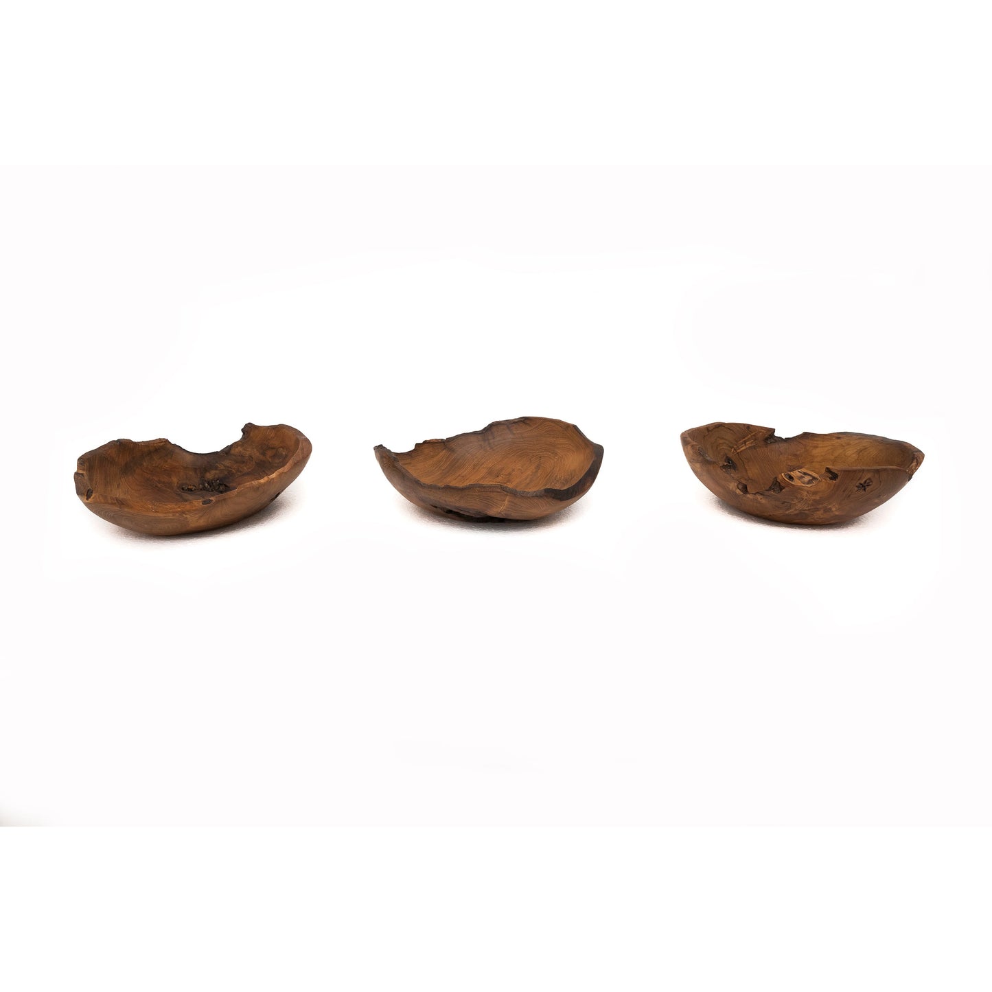 Erosion Teak Root Bowl
