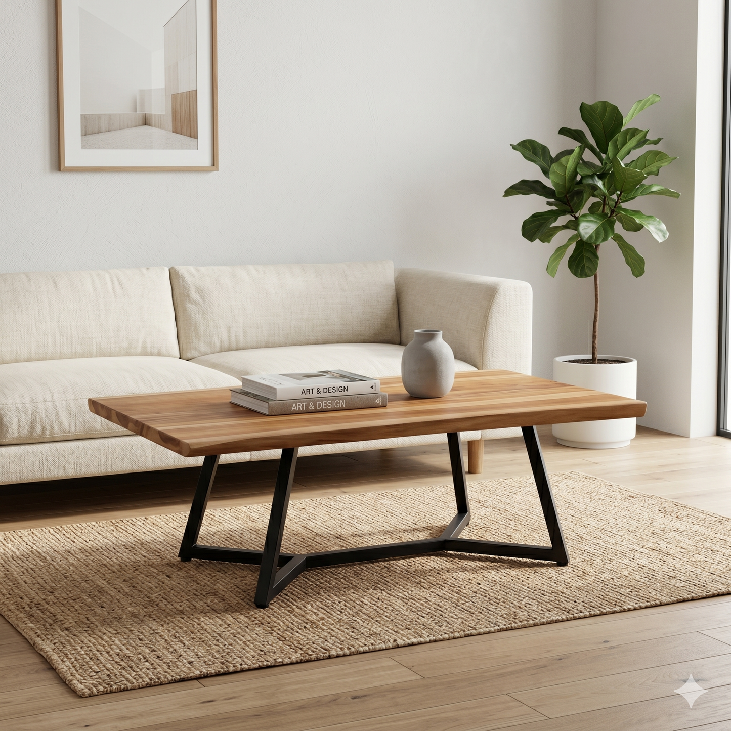 Kali Live Edge + Cipher Coffee Table