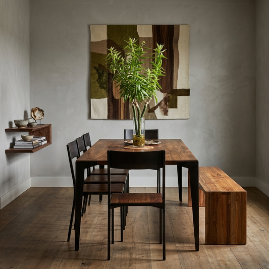 Christy Bench • Reclaimed Teak / Clear Matte