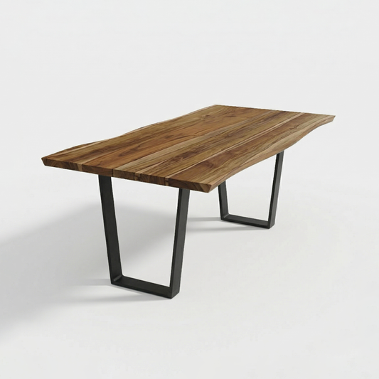 Orion Narrow + Kali Live Edge Dining Table