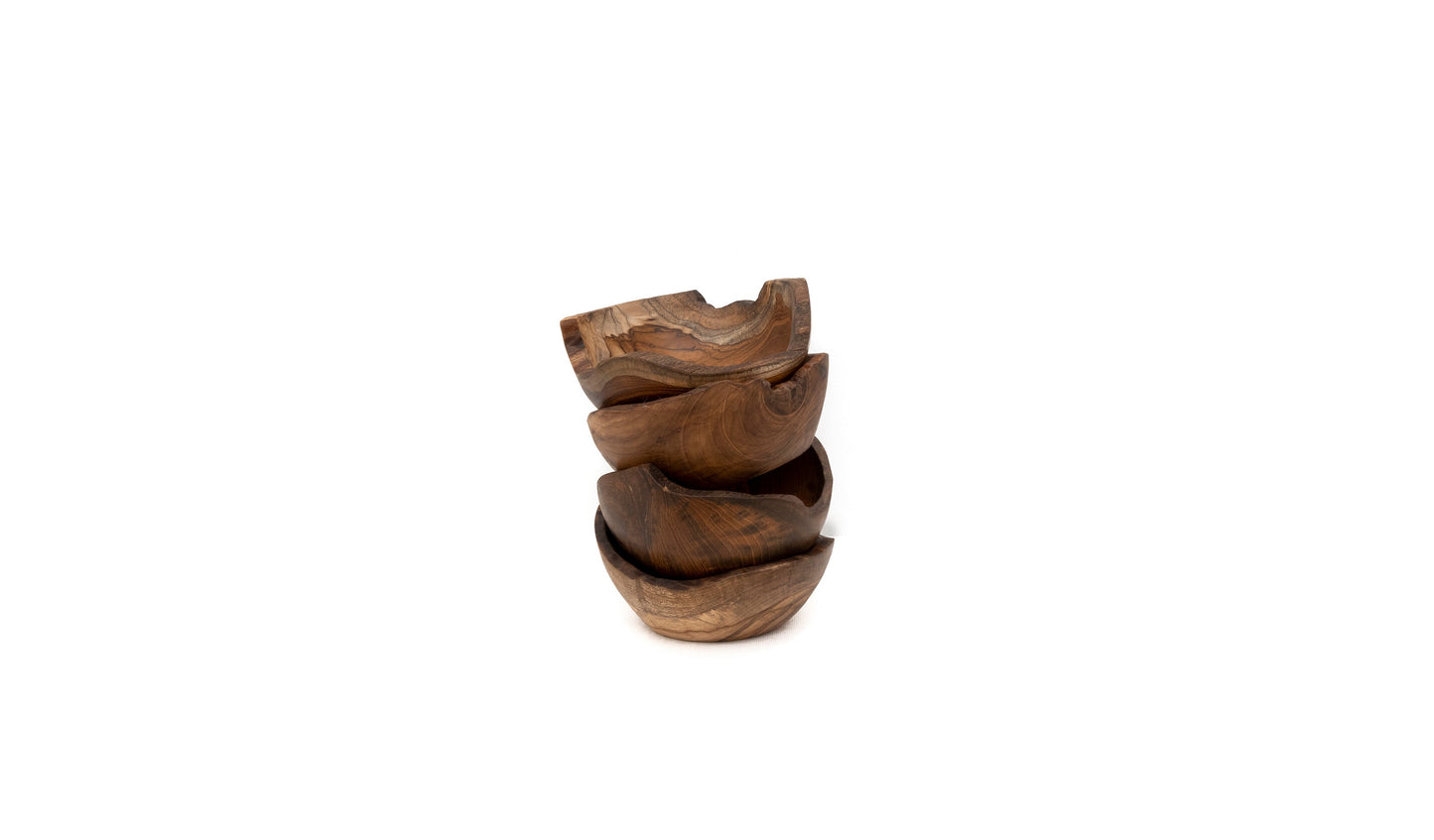 Erosion Teak Root Bowl