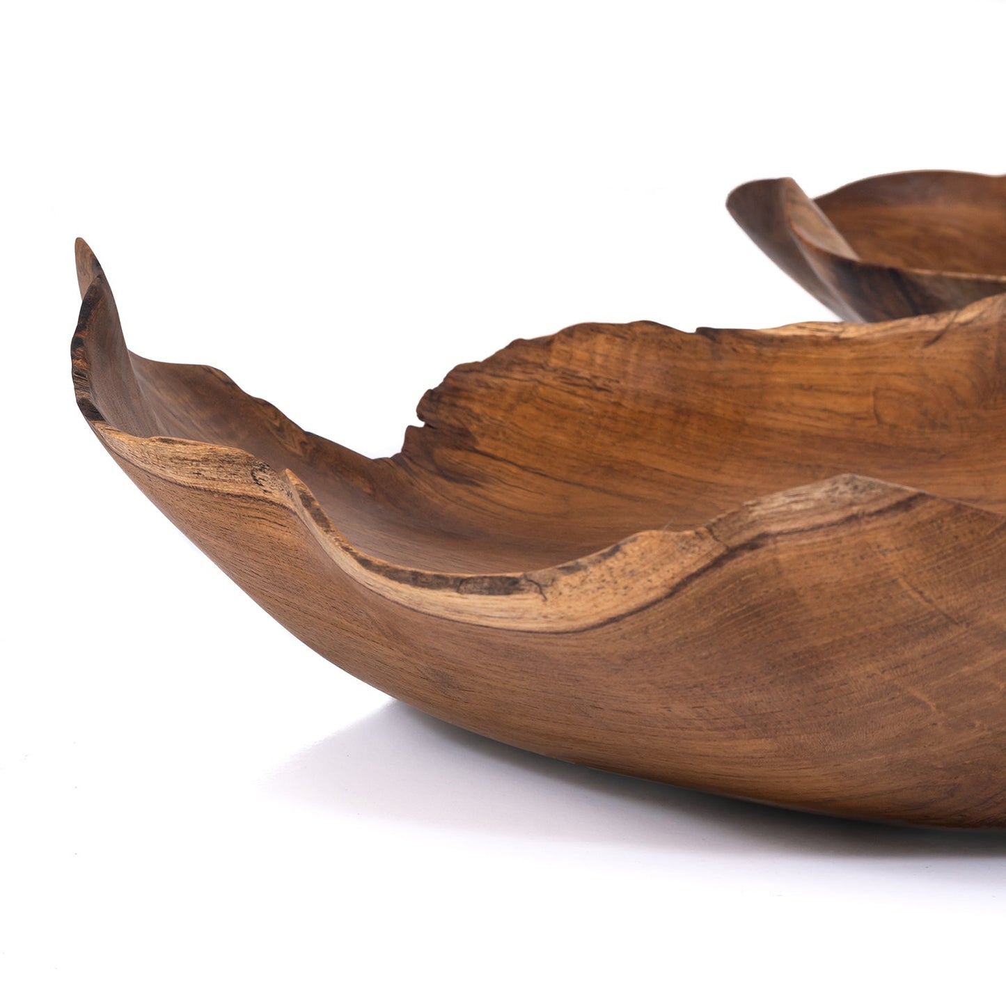 Erosion Teak Root Bowl