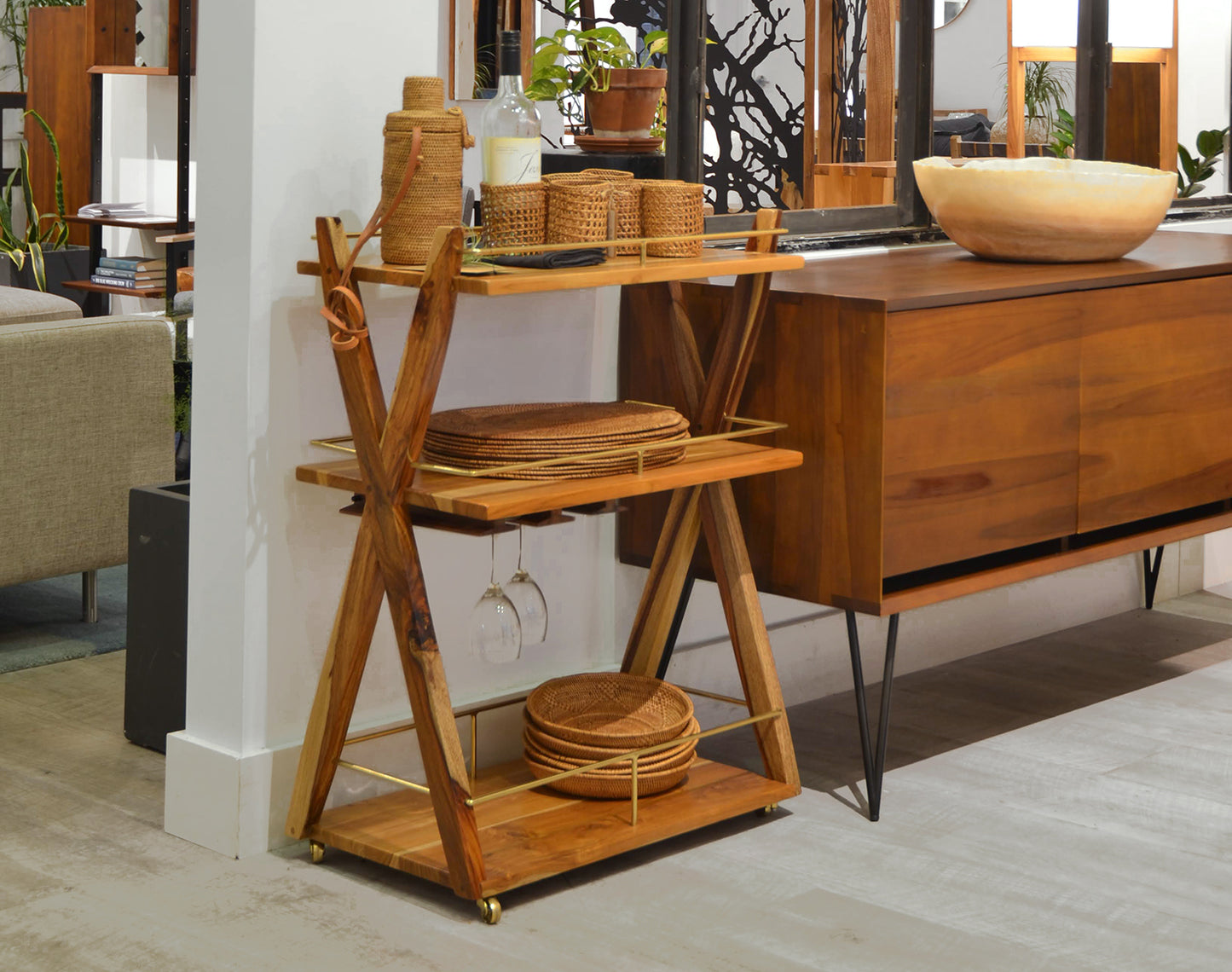 Tipi Bar Cart