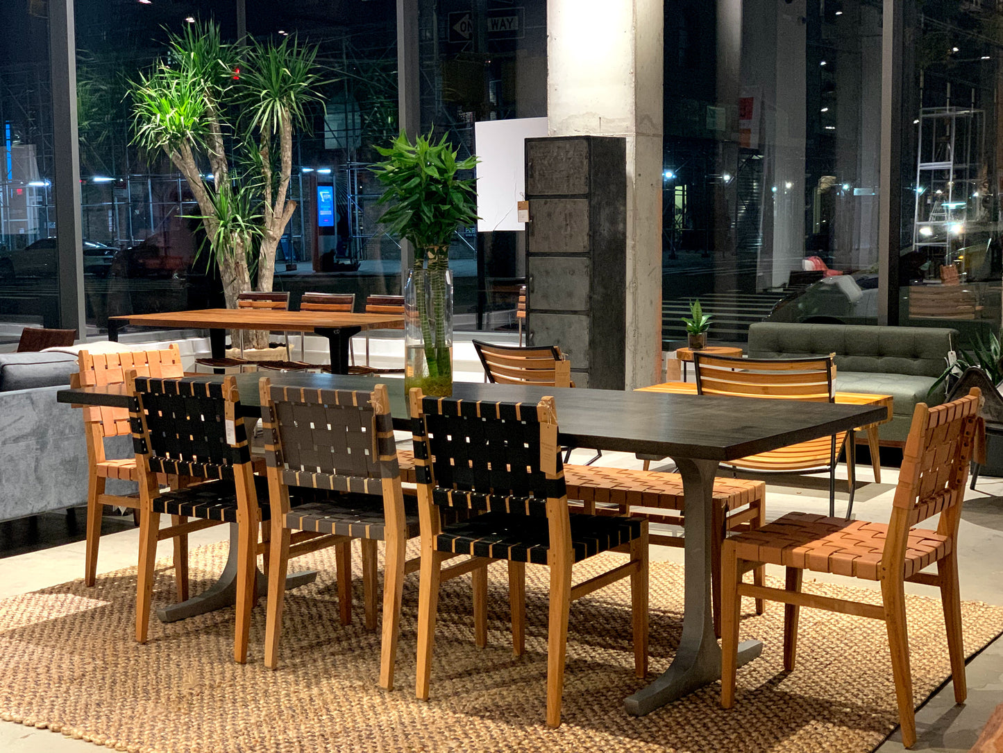 Kali Live Edge + Christine Dining Table