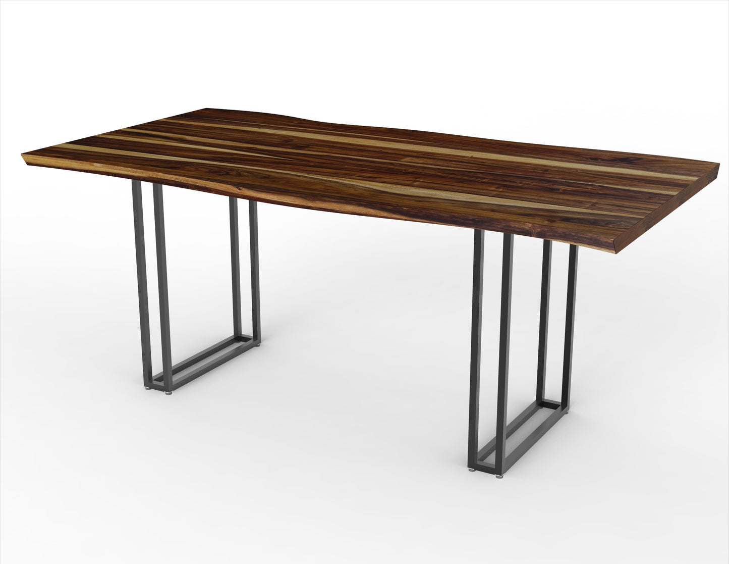 Wireframe + Kali Live Edge Dining Table