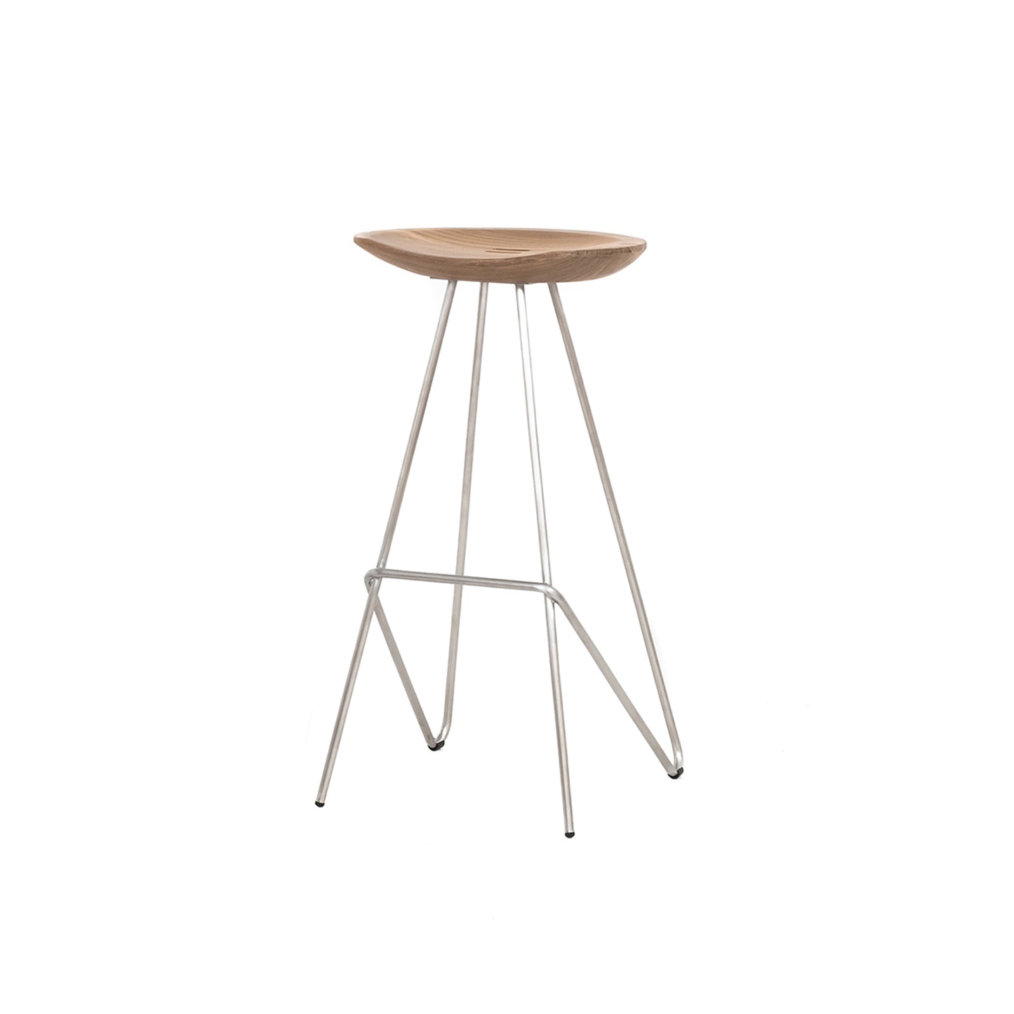 Perch Stool- Stainless Steel