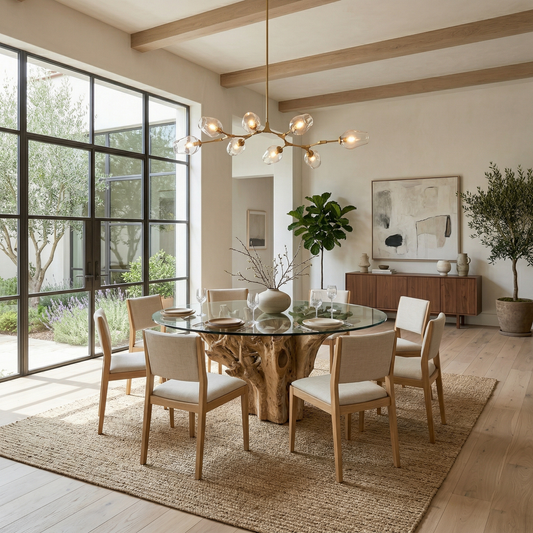 Lotus Teak Root Dining Table