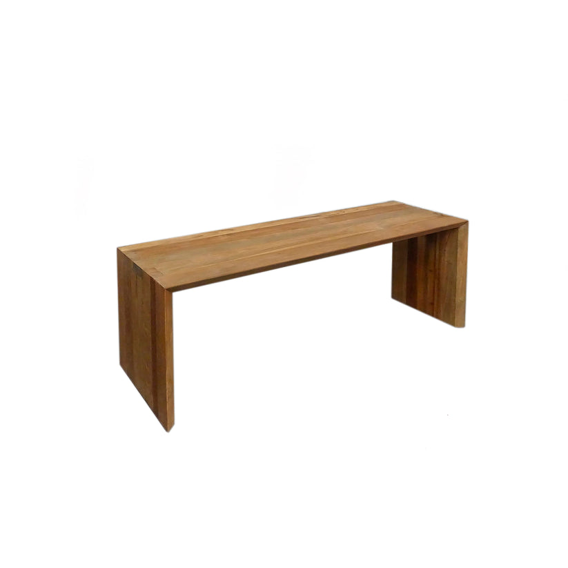 Christy Bench • Reclaimed Teak / Clear Matte – FROM THE SOURCE
