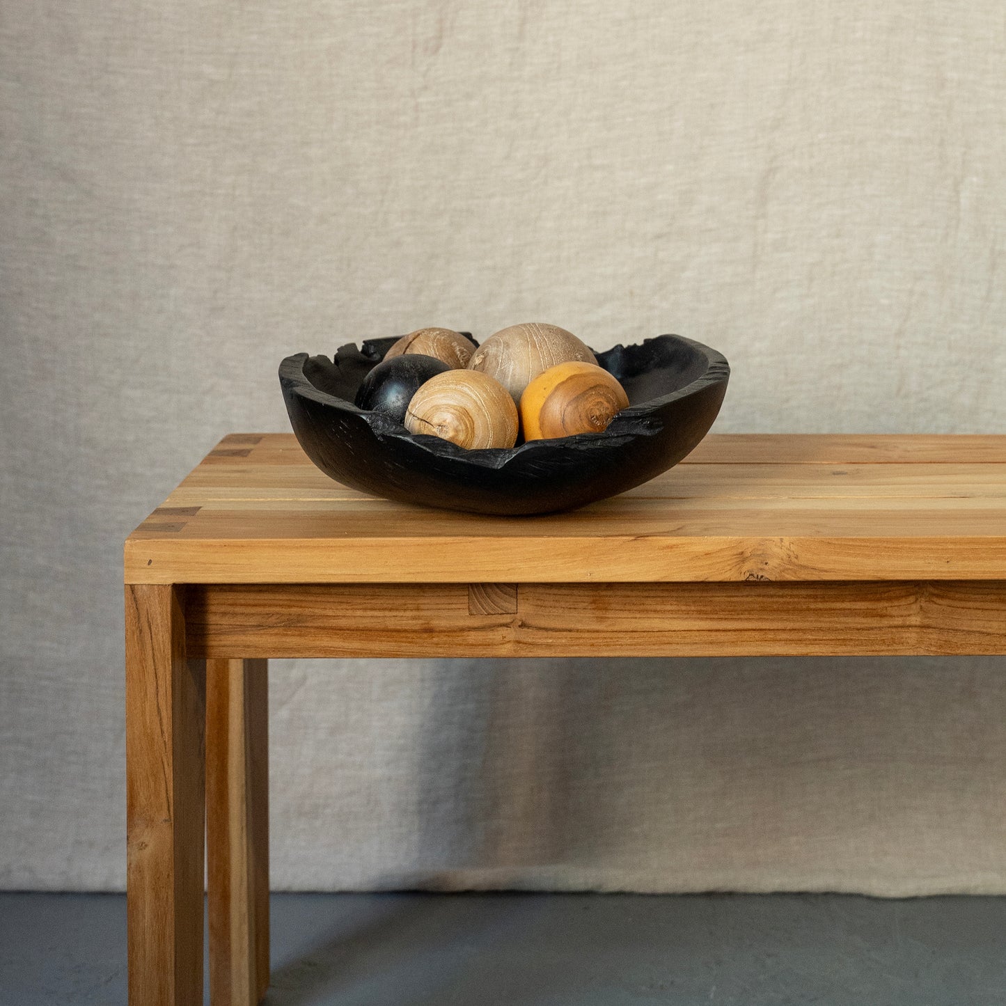 Erosion Teak Root Bowl