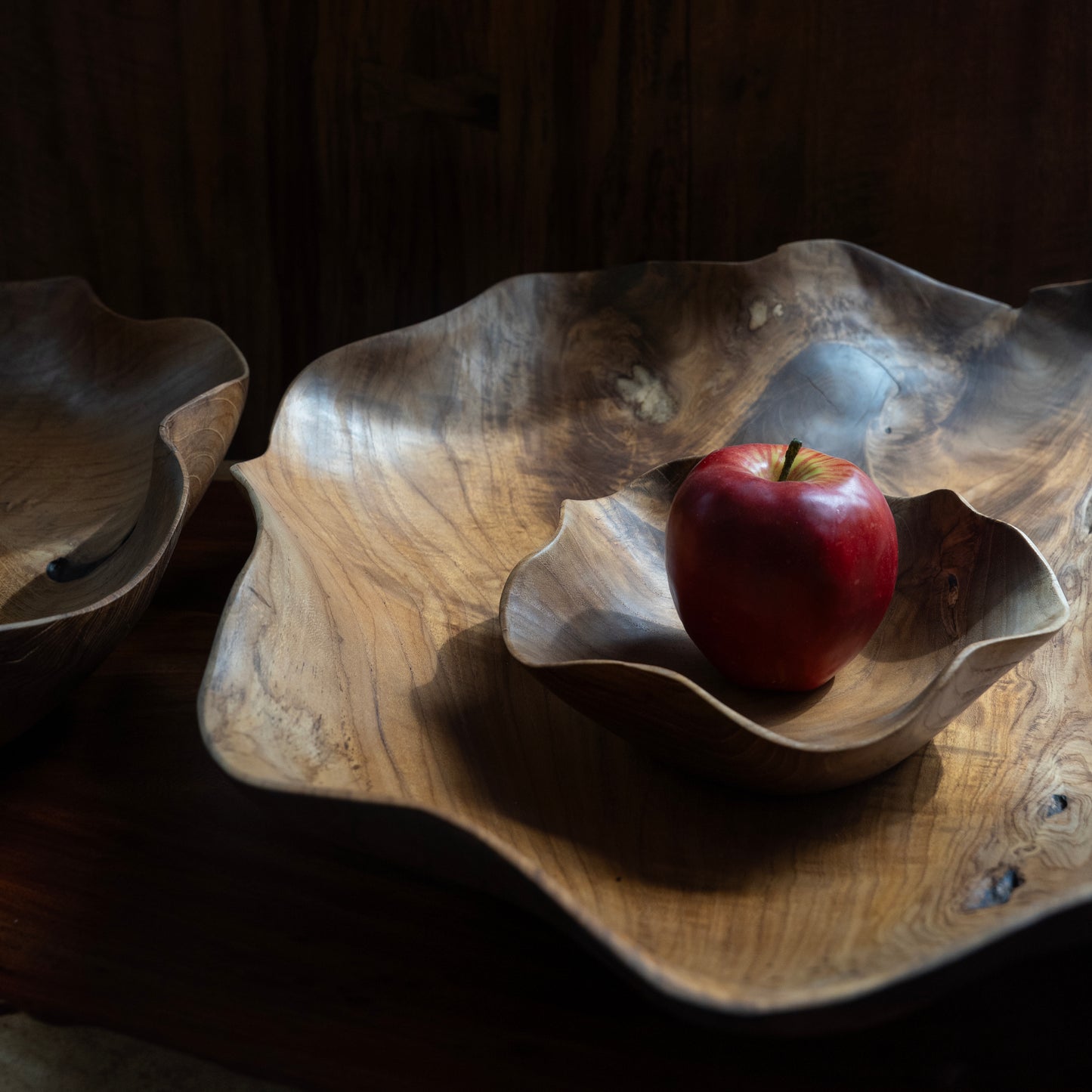 Rose Teak Root Bowl