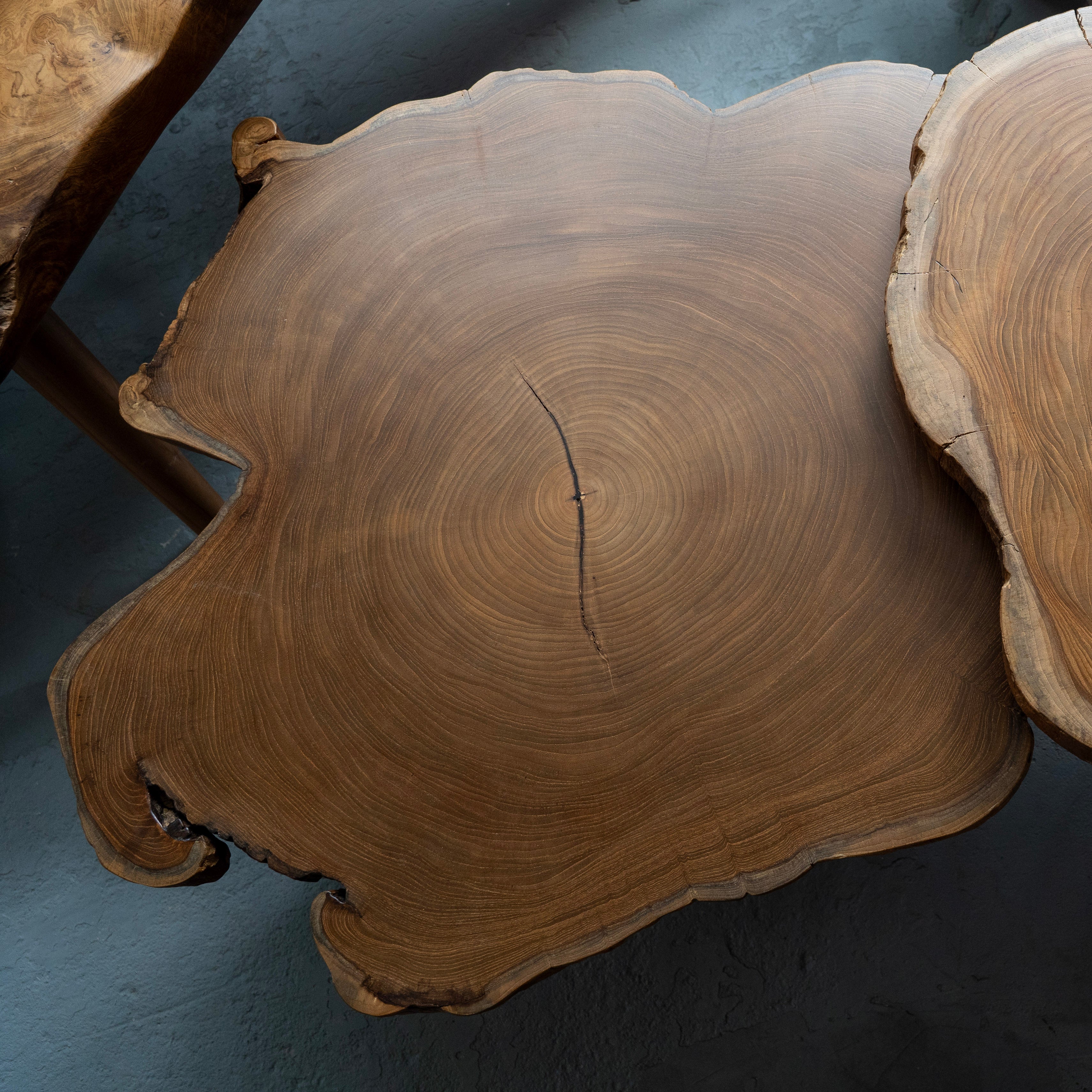 Cross-Cut Teak Coffee Table – FROM THE SOURCE
