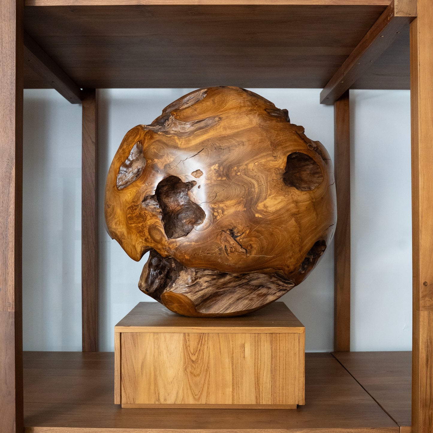 Teak Root Ball Sculpture