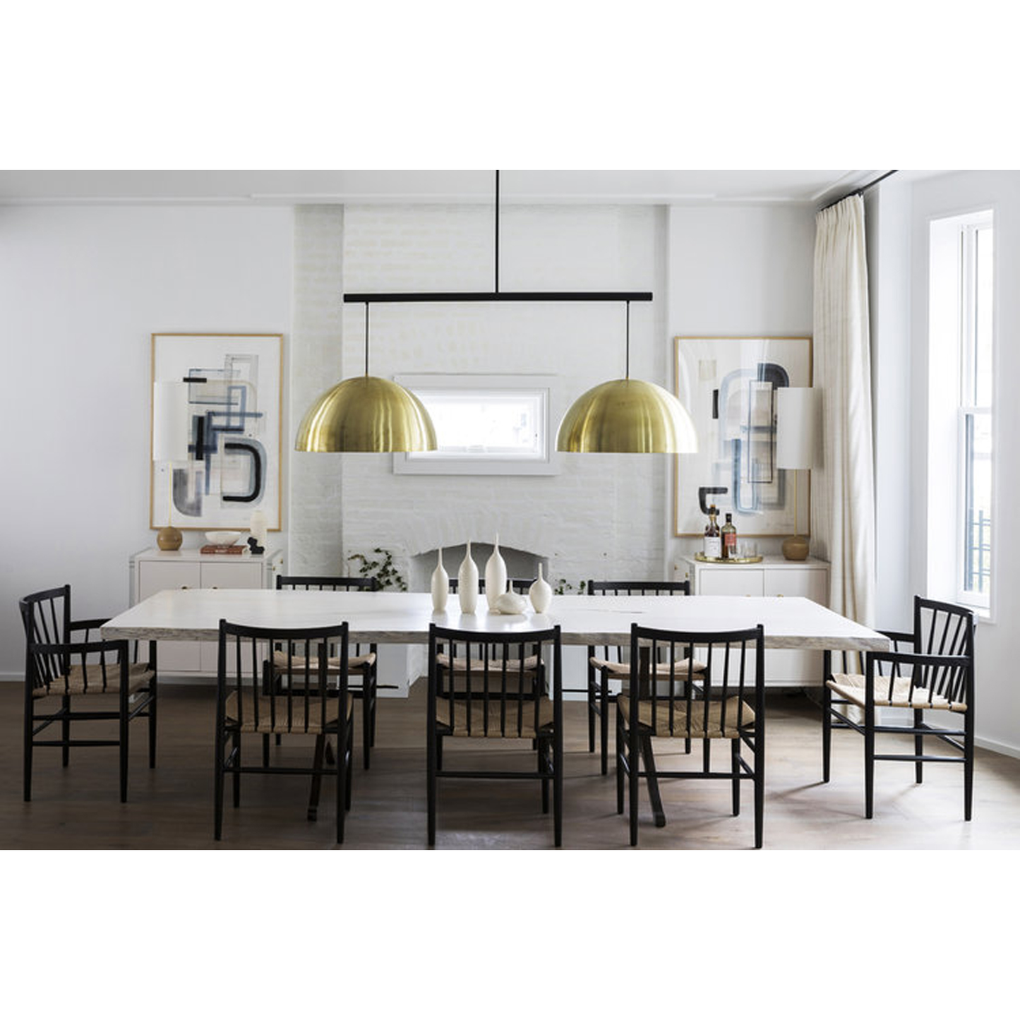 Kali Live Edge + Wish Dining Table