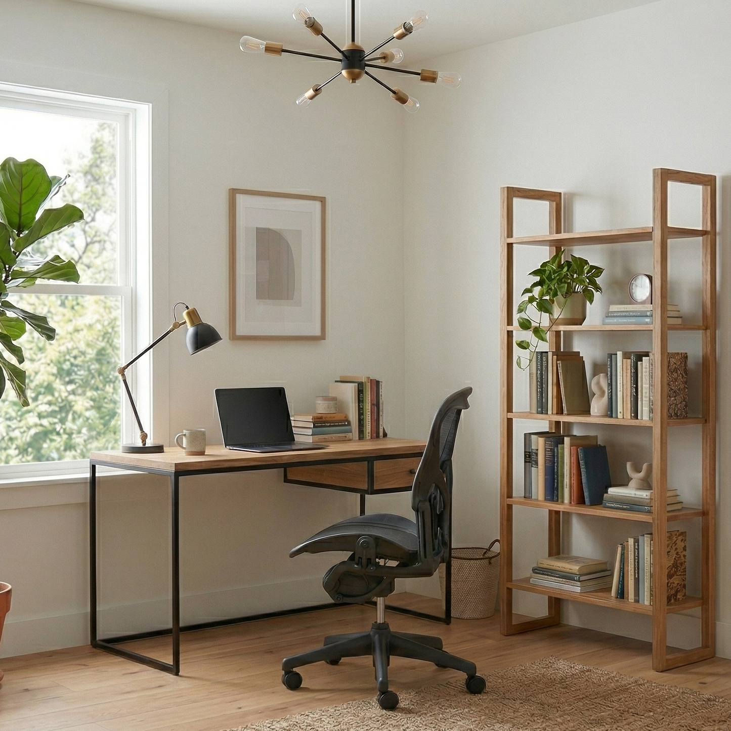 Kai Solid Wood Desk