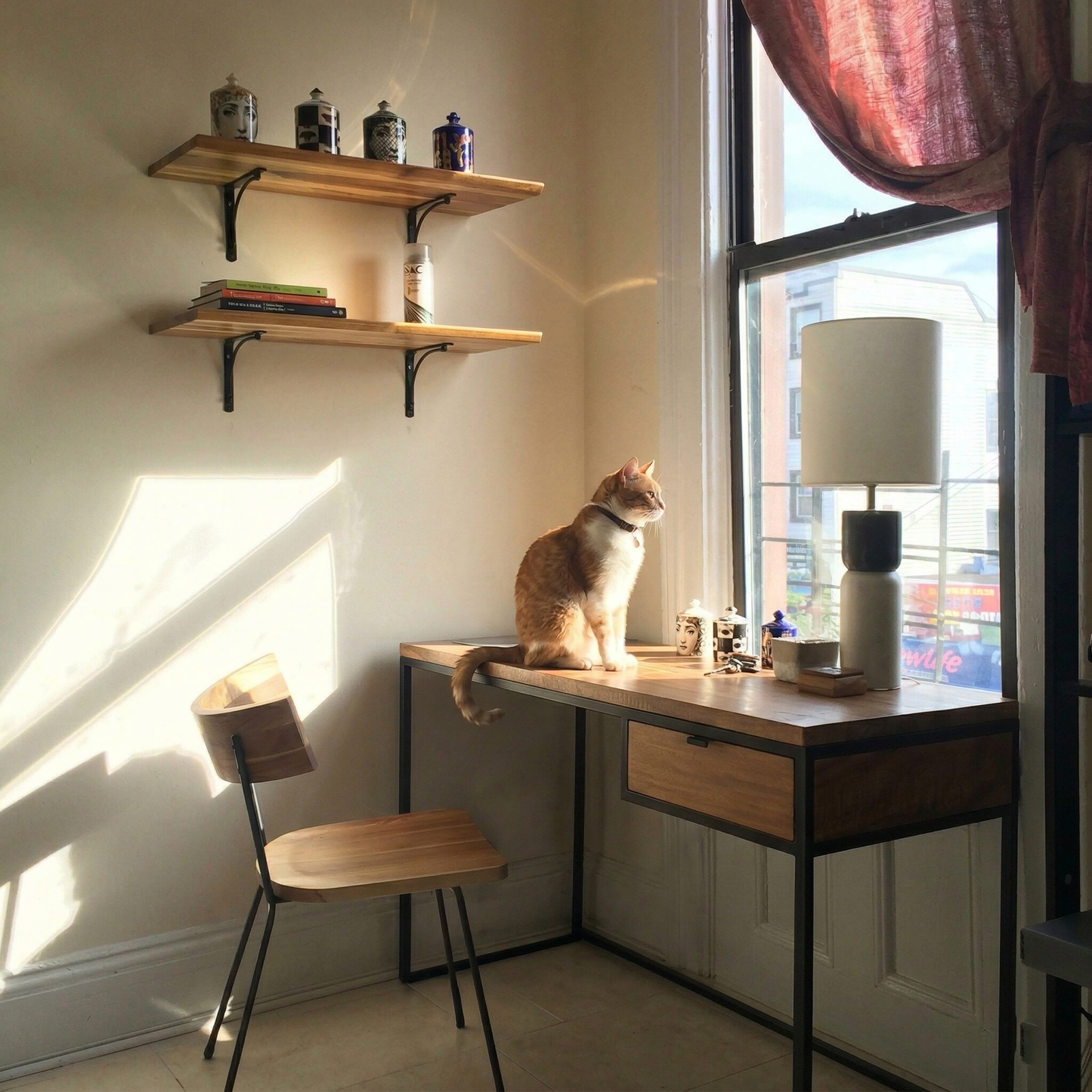 Kai Solid Wood Desk