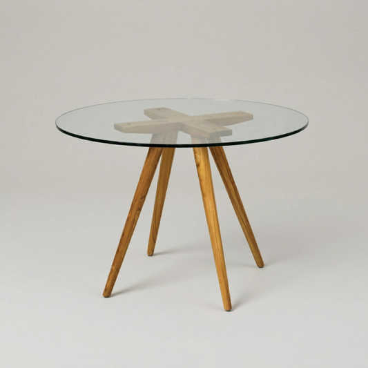 Quad Glass Dining Table