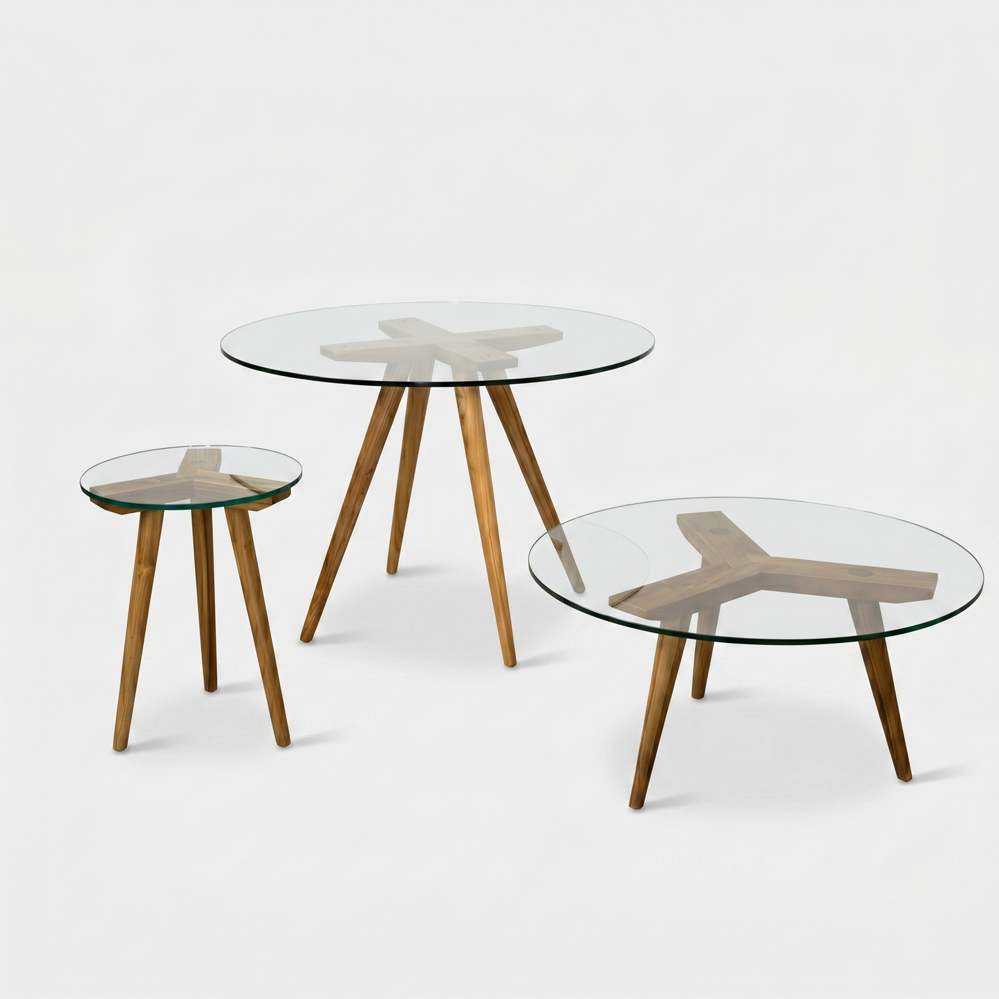 Quad Glass Dining Table