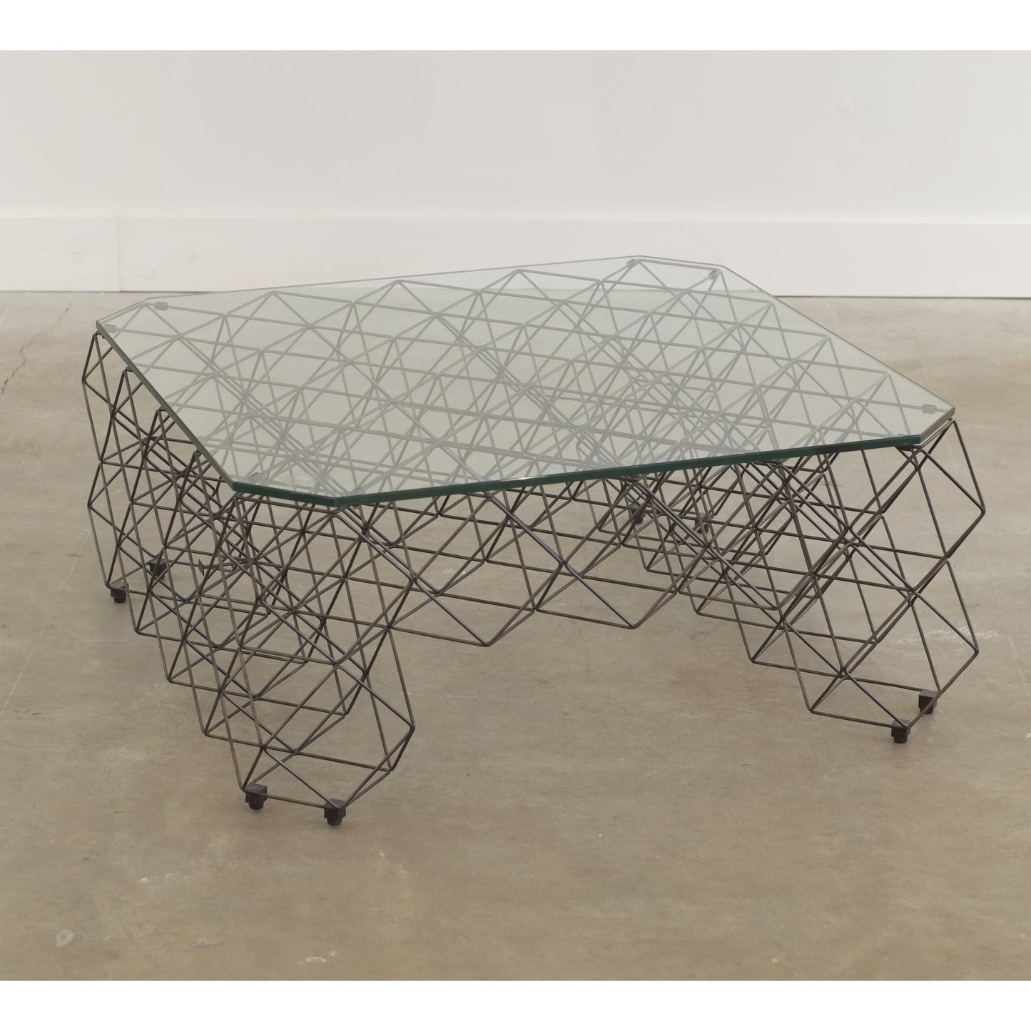 Clearance Rubic Iron Coffee Table