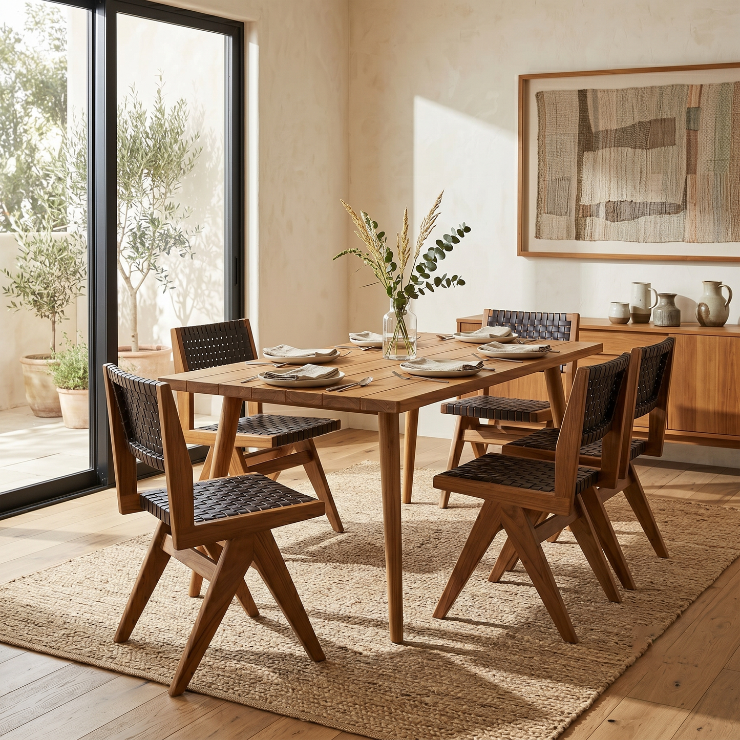 Kali Live Edge  + Reef Dining Table