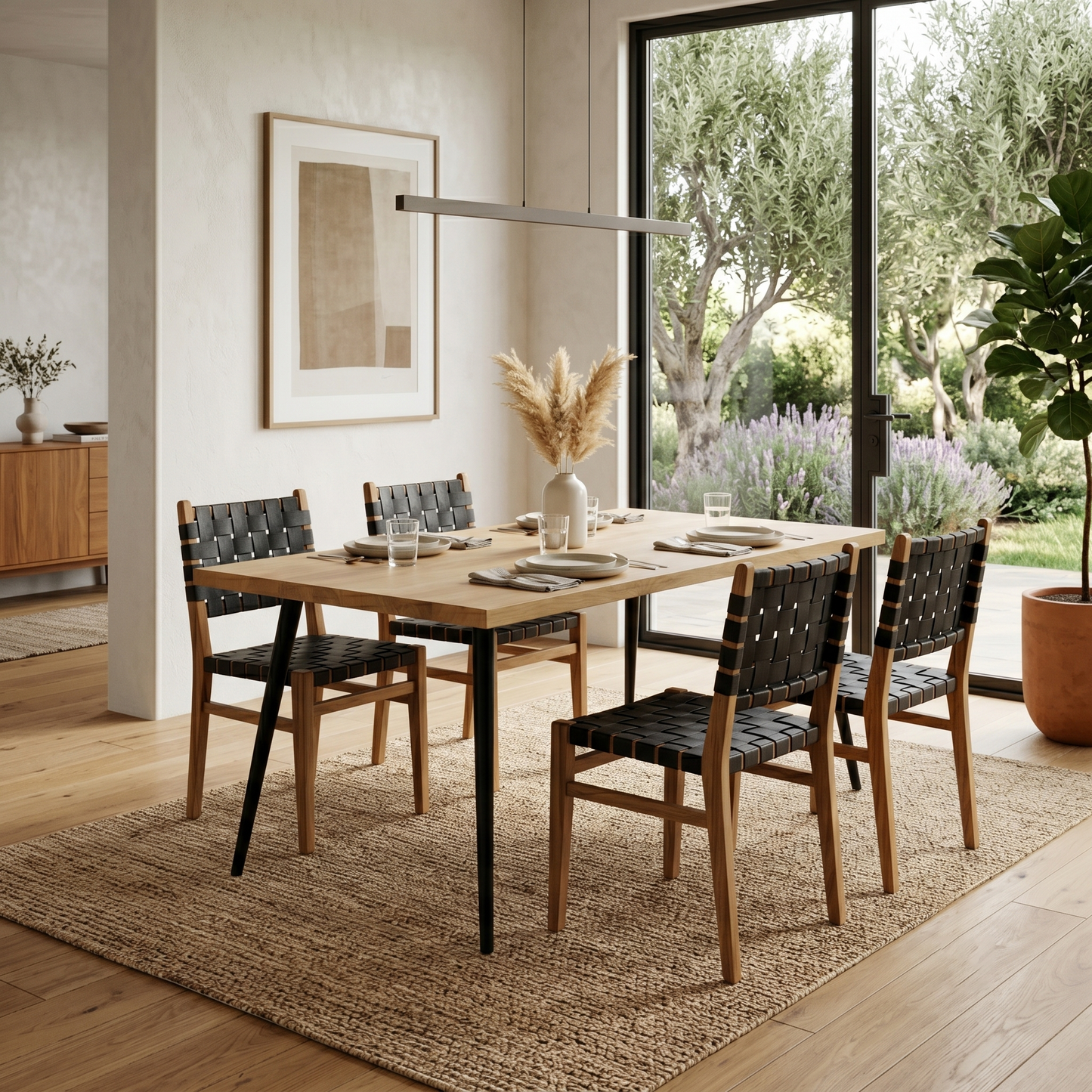 Kali Live Edge  + Reef Dining Table