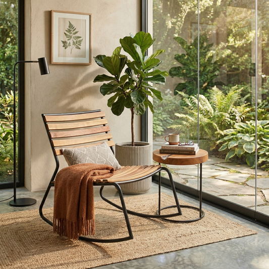 Slade Teak Rocking Chair