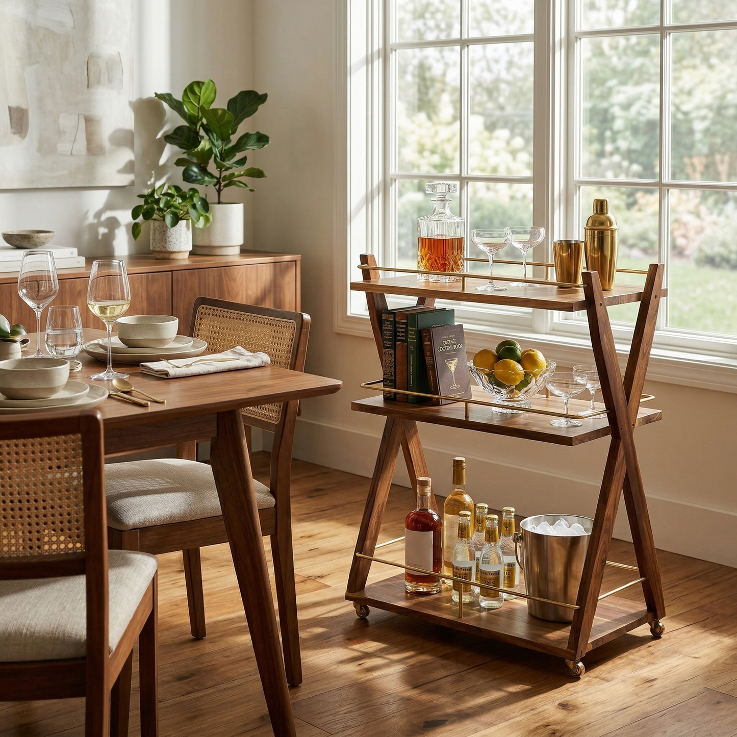 Tipi Bar Cart