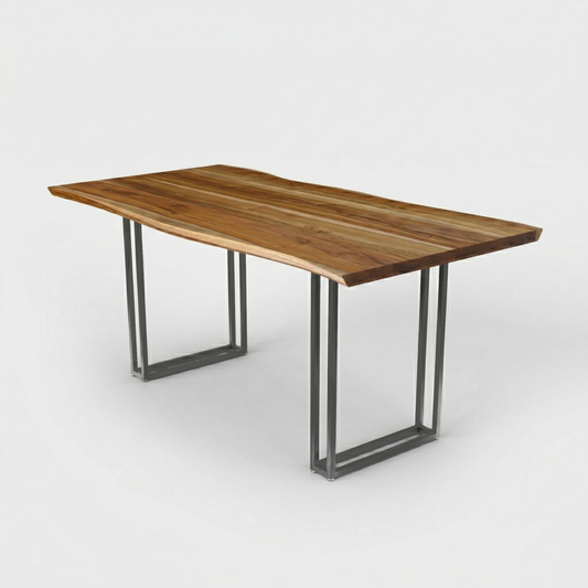Wireframe + Kali Live Edge Dining Table