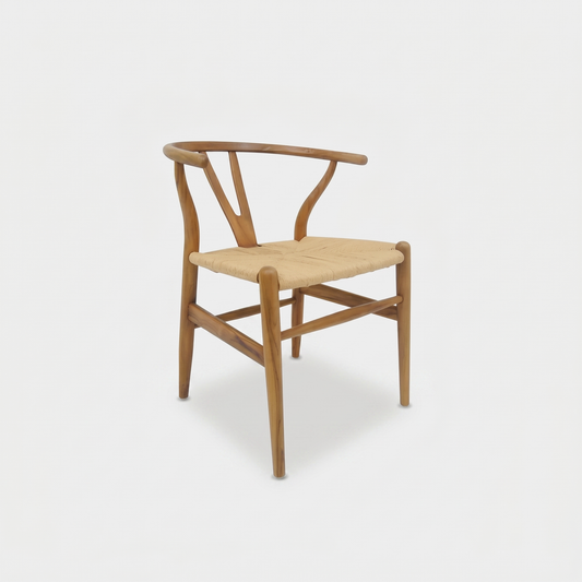Wishbone Chair with Woven Seat