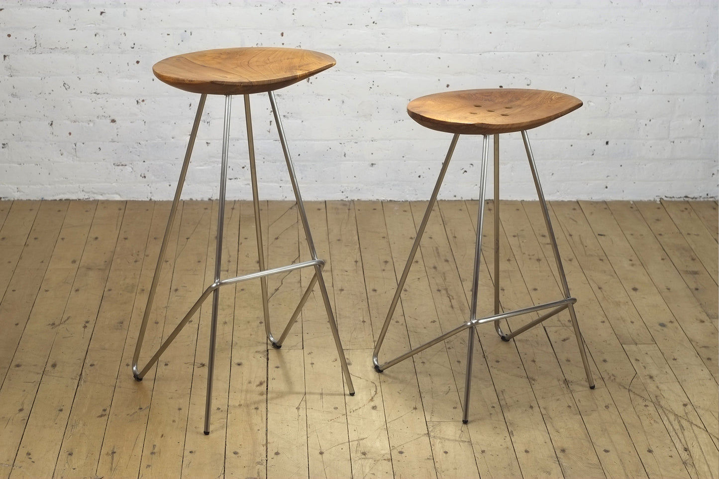 Perch Stool- Stainless Steel