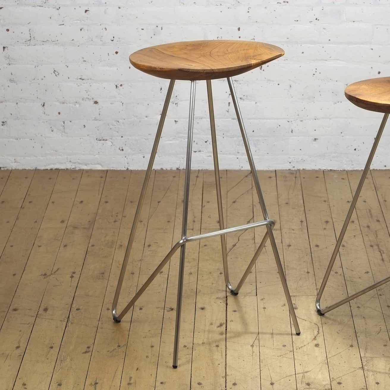 Perch Stool- Stainless Steel